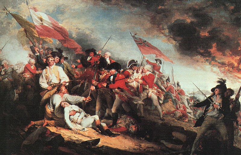 John Trumbull The Death of General Warren at the Battle of Bunker Hill on 17 June 1775 oil painting image